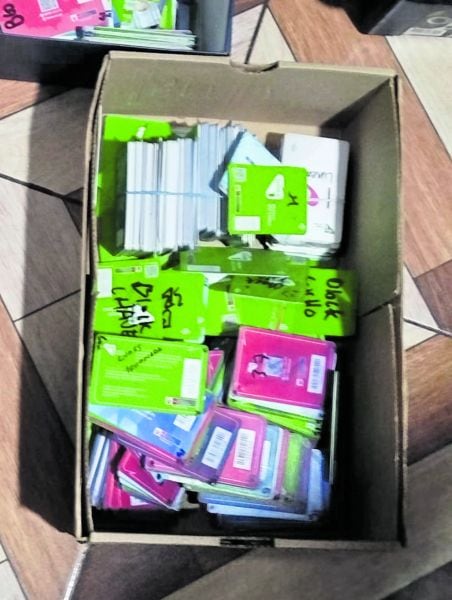 Objetos incautados