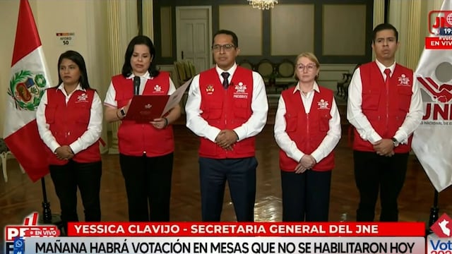 Elecciones 2026: JNE extiende horario de votación tras demoras en instalación de mesas