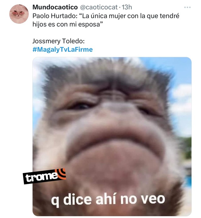 Paolo Hurtando en entrevista con Magaly Medina sobre Jossmery Toledo