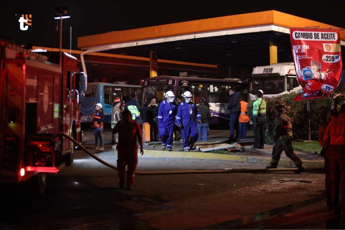 Terribles imágenes captadas tras explosión. (Fotos: Anthony Niño de Guzman @gec)