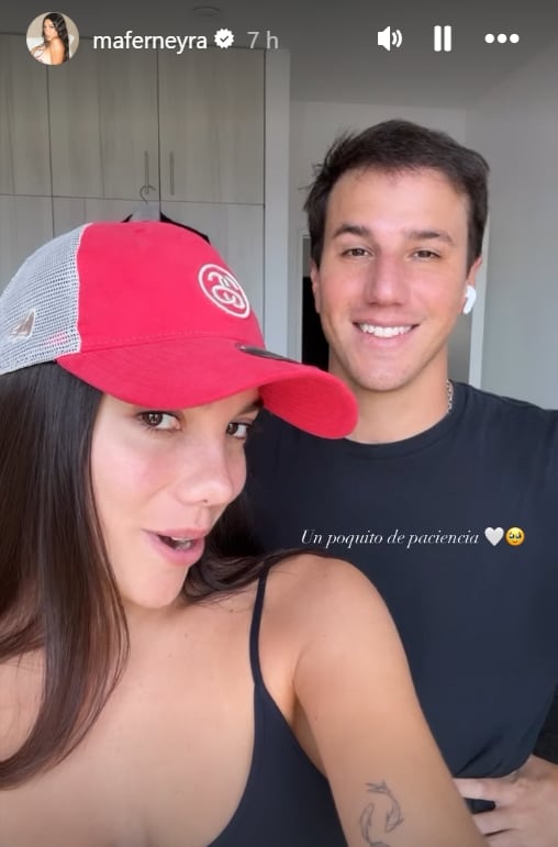 Mafer Neyra y su esposo lucen cansados tras su boda.
