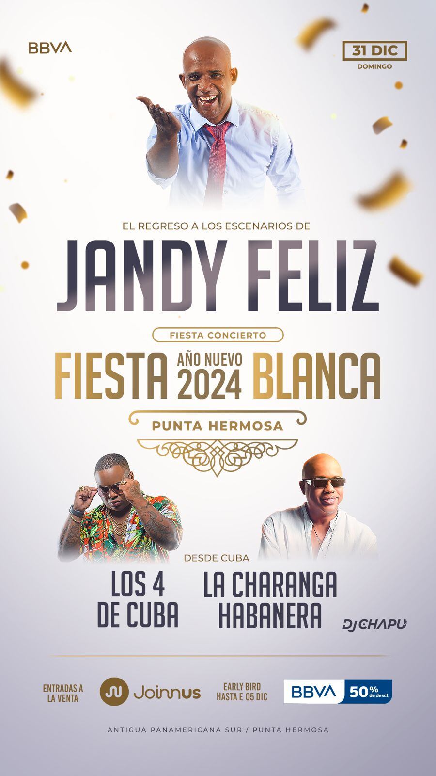 Jandy Feliz retorna a los escenarios y regresa al Perú para ofrecer concierto por Año Nuevo en la ya legendaria “Fiesta Blanca” de Punta Hermosa