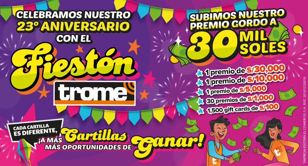 Fiestón Trome: ¡Conoce la nueva promoción de aniversario!