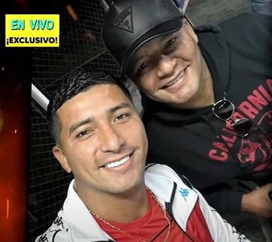 Churrito Hinostroza y su papá