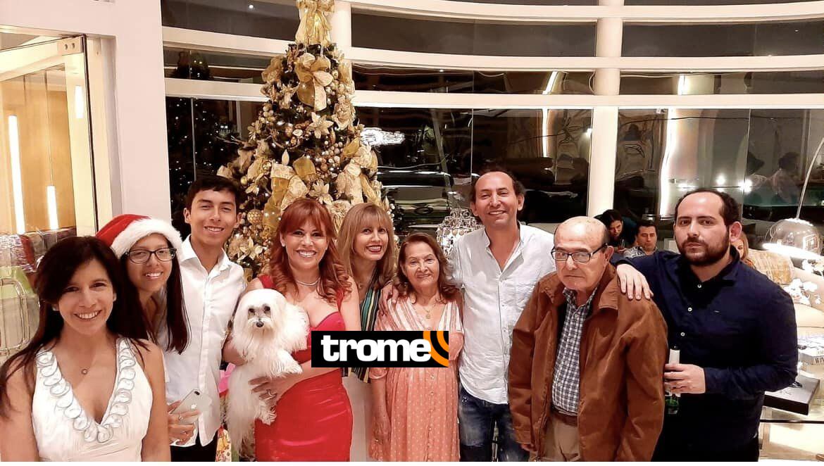 Magaly Medina despide a su padre Luis Medina. Foto: Facebook