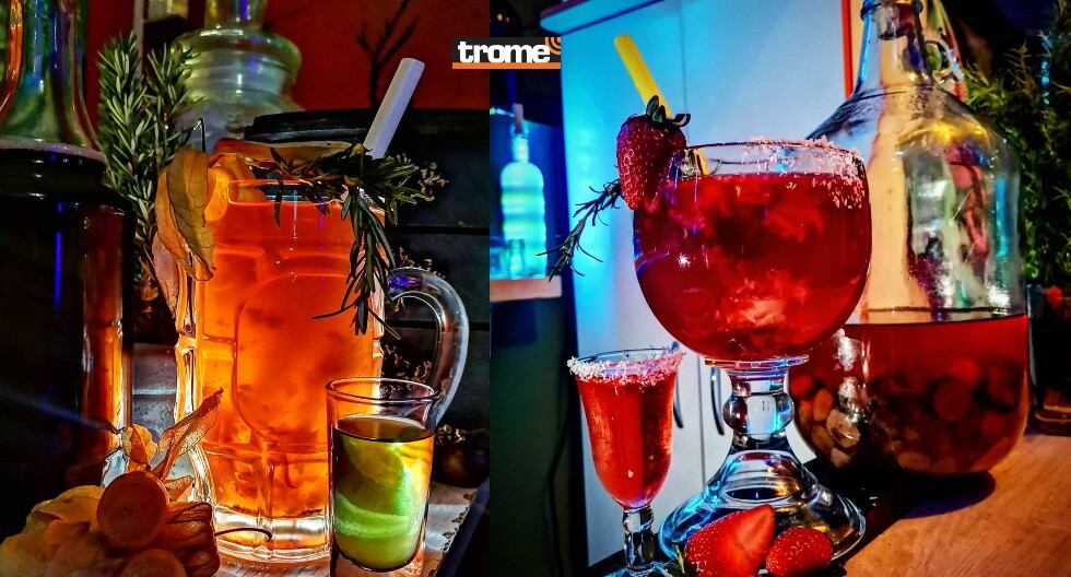 Emolientes exóticos para esta temporada de frío, con macerados de higo, además de aguaymanto, airampo, maracuyá y otras frutas, limón y kion (Casa del Emoliente / Trome)