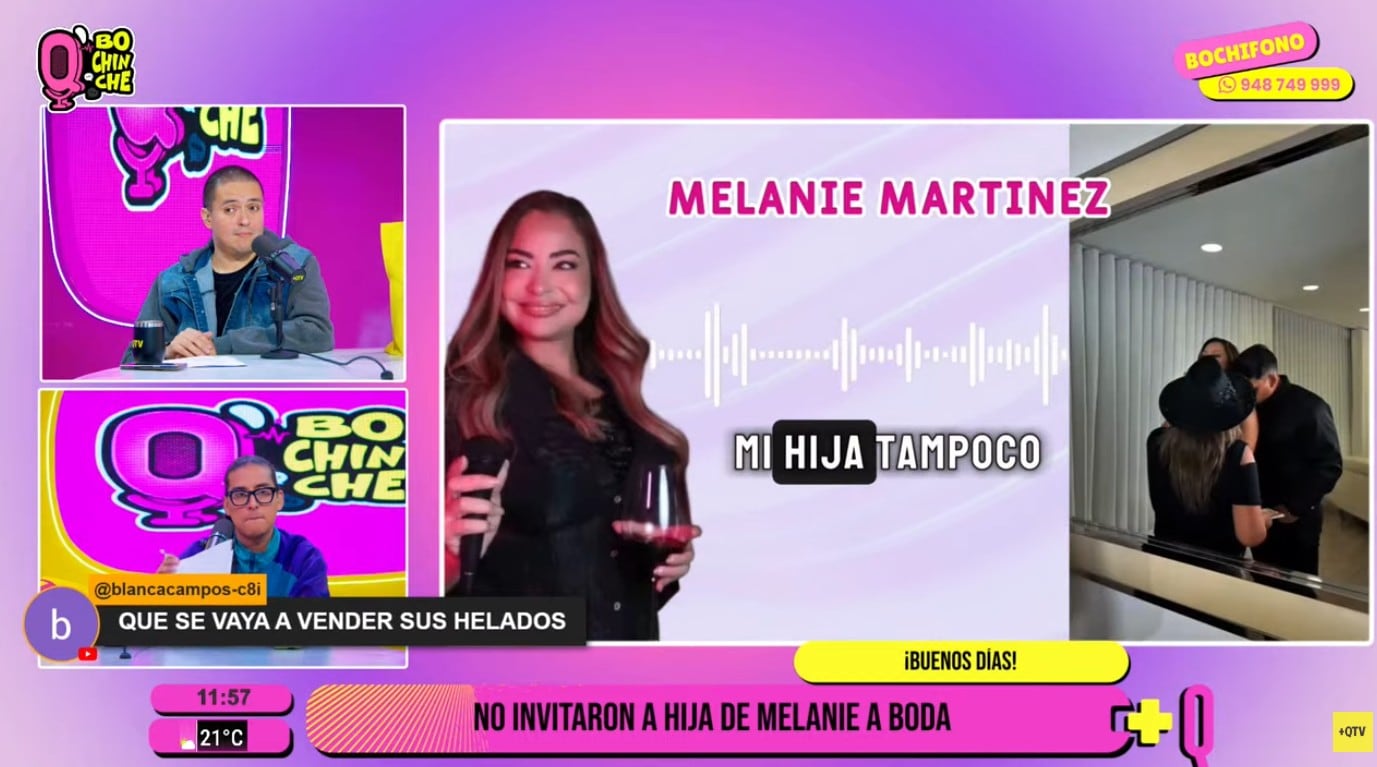 Melanie asegura que su hija no iría a la boda de su padre con Karla Tarazona.