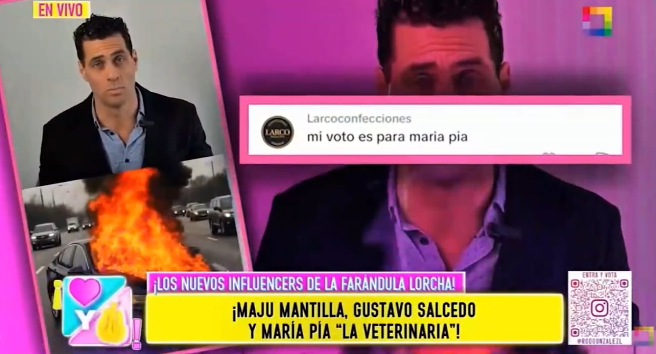 Gustavo Salcedo aparece en redes, habla como analista de política y genera reacciones.