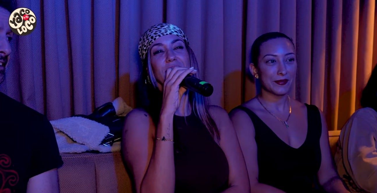Tilsa Lozano en el pódcast 'Yaco y El Loco'.
