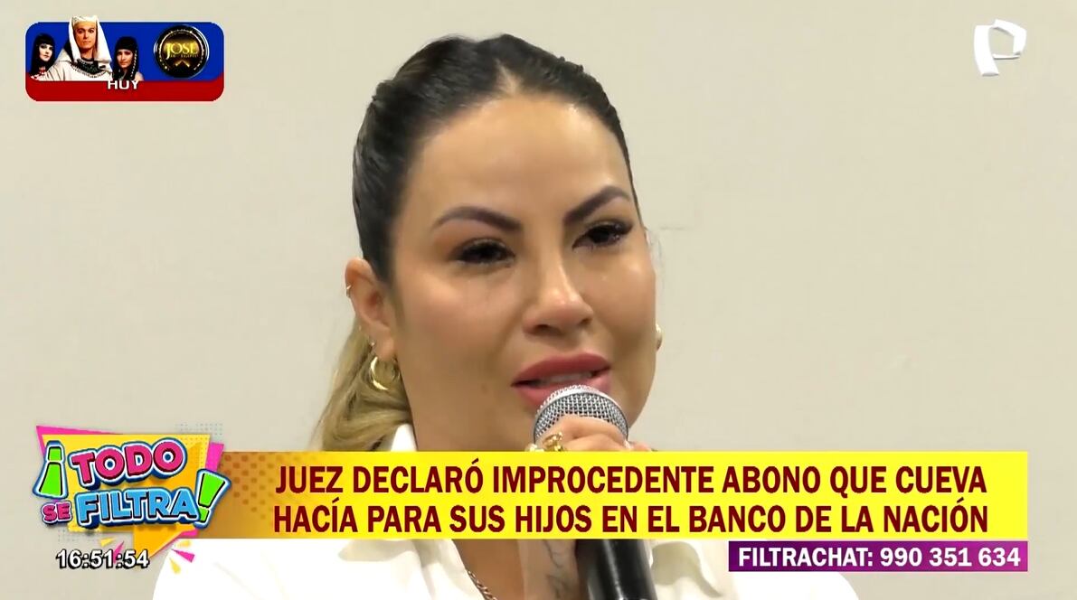 Pamela López brindó conferencia donde informó que denunciará a Cueva por violencia económica.