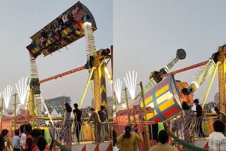 India: Juegos mecánicos se desploman y dejan un muerto y varios heridos | VIDEO