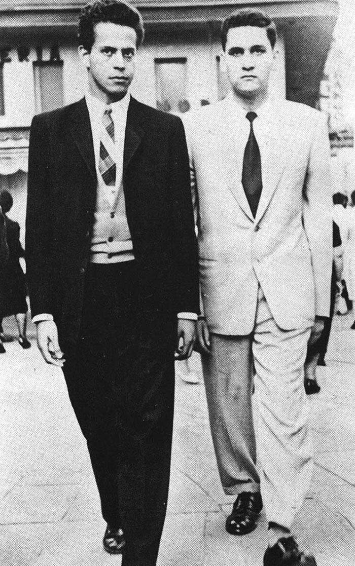 César Calvo y Javier Heraud eran inseparables amigos. Foto: Internet.