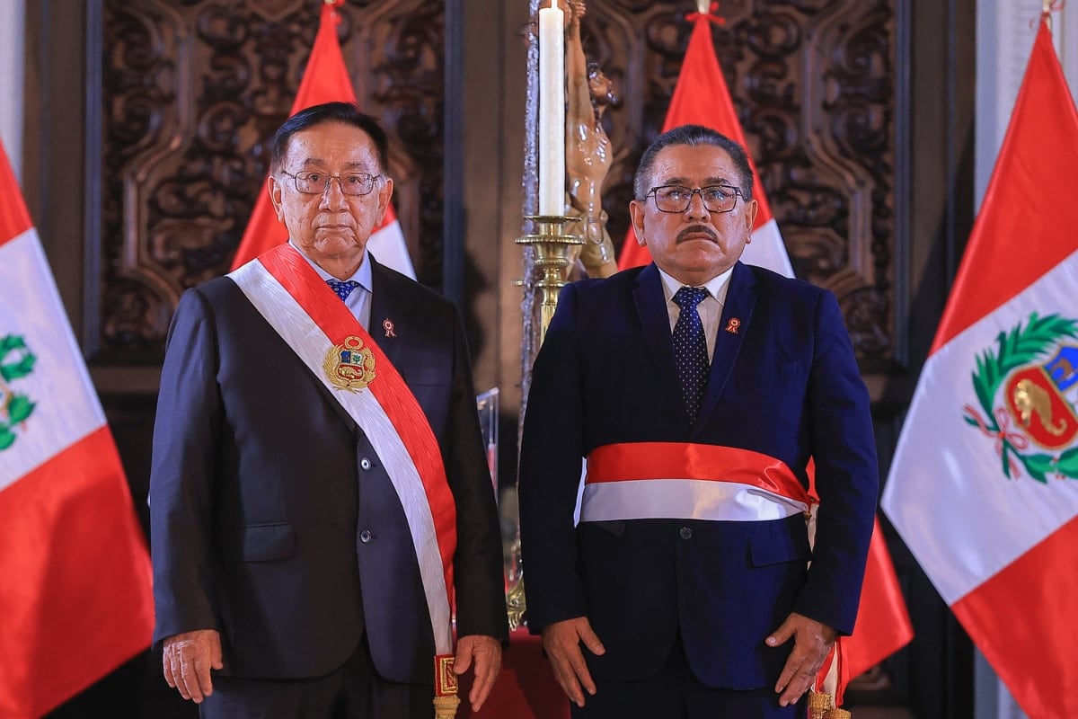 Balcázar designa a Jorge Marticorena como titular del Minedu en la recta final de su gestión. (Foto: Presidencia del Perú)