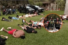 ¡Allanan búnker en Cieneguilla! 25 presuntos integrantes de banda criminal son intervenidos