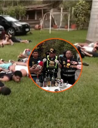 ¡Allanan búnker en Cieneguilla! 25 presuntos integrantes de banda criminal son intervenidos