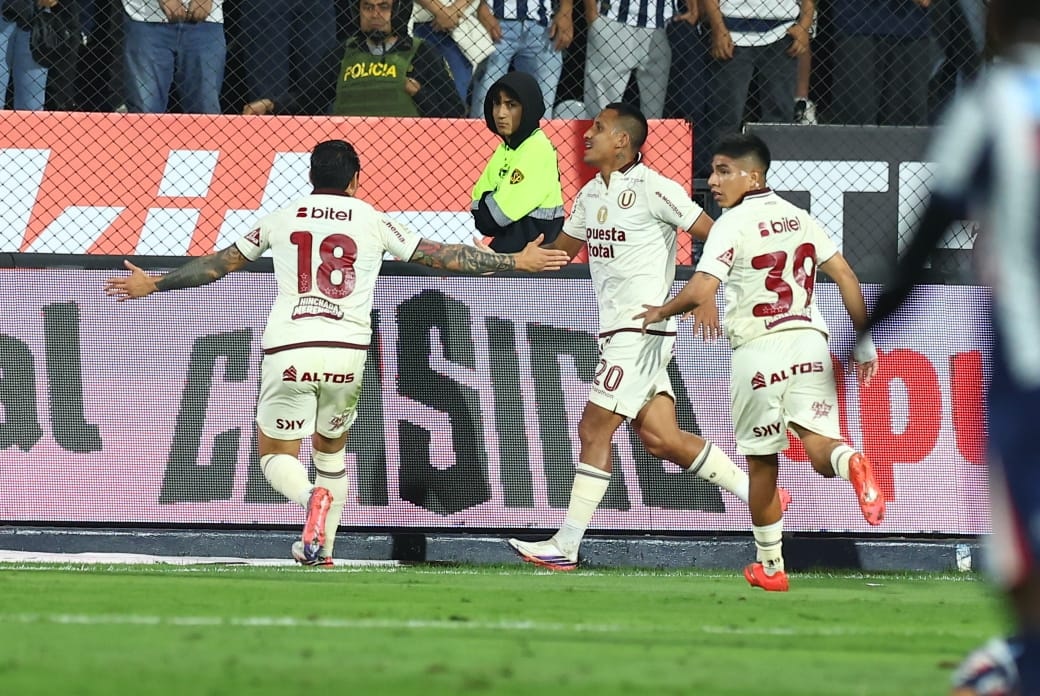 Alex Valera abrió la cuenta en el Superclásico en Matute. (Fotos: Giancarlo Ávila/ @photo.gec)