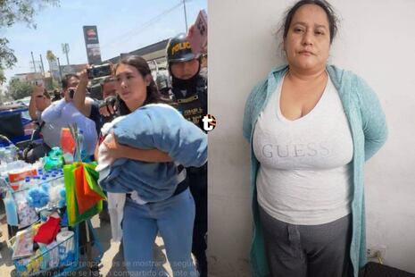 ¡Recuperan a bebé en Ica! Mujer disfrazada de enfermera roba a recién nacido y Policía lo rescata sano y ...