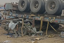 Chancay: Cinco muertos y cuatro heridos en choque entre minivan y pesado tráiler en la Panamericana Norte | VIDEO