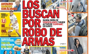LOS BUSCAN POR ROBO DE ARMAS