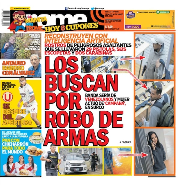 Portada Trome