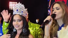 Milett Figueroa estuvo el fin de semana en Piura en el Miss Chulucanas