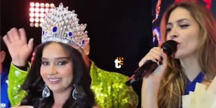 Milett Figueroa estuvo el fin de semana en Piura en el Miss Chulucanas