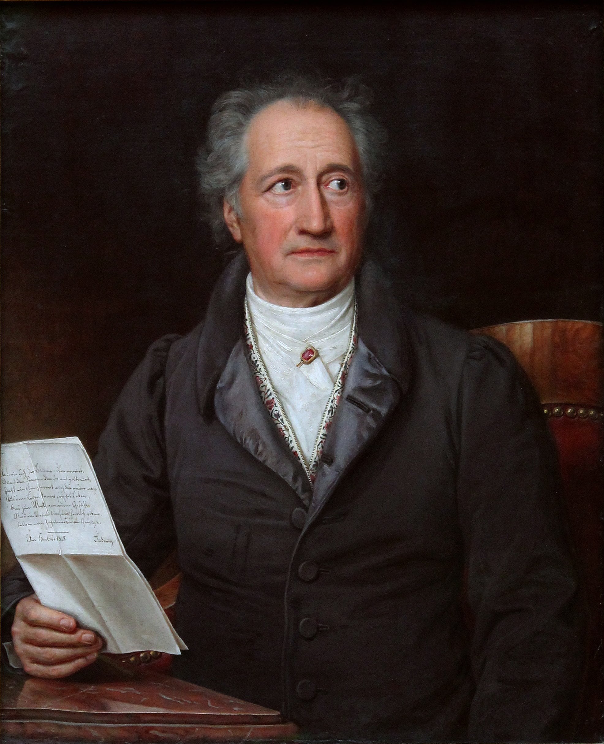 Escritor alemán Johann Wolfgang von Goethe.