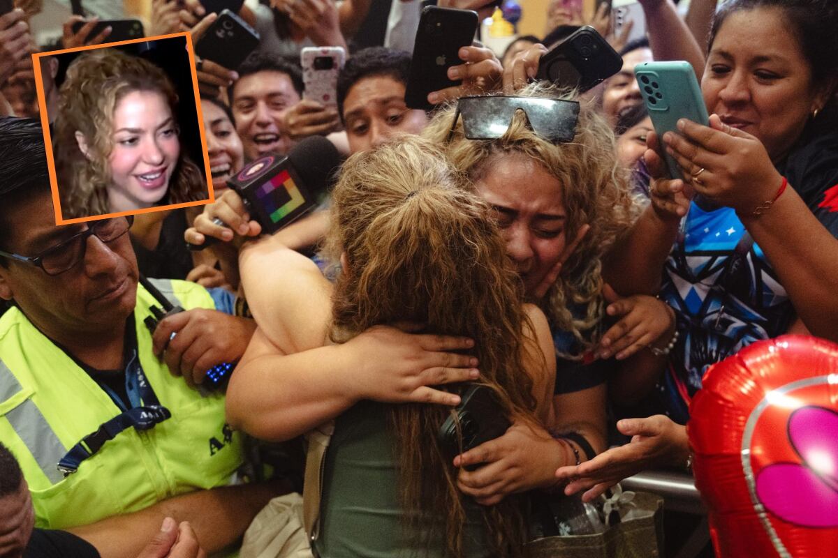 Shakira se acercó a compartir un momento con sus fans. (Twitter Shakira)