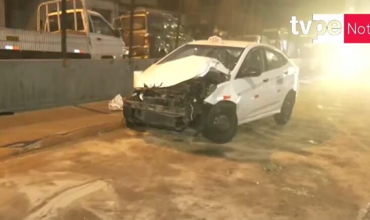 Así terminó quíntuple choque en la vía Evitamiento (Captura TV Perú)