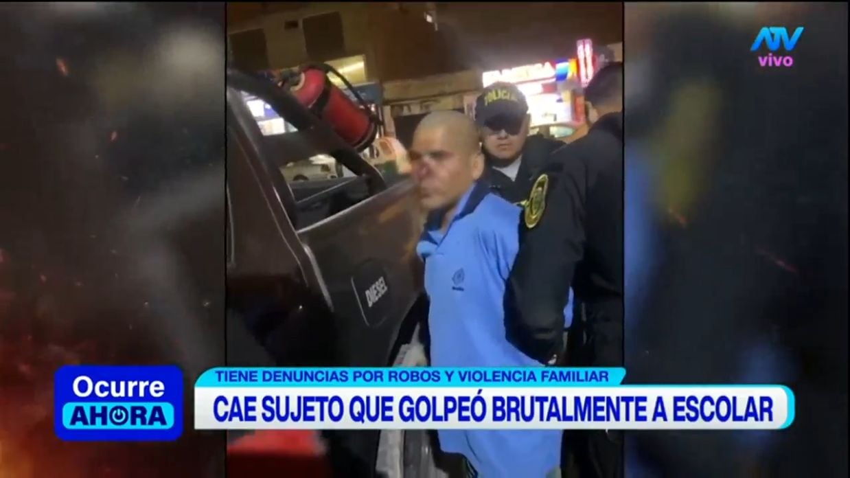 Juan Carlos Calle Soto fue golpeado por vecinos antes de ser capturado. Foto: ATV