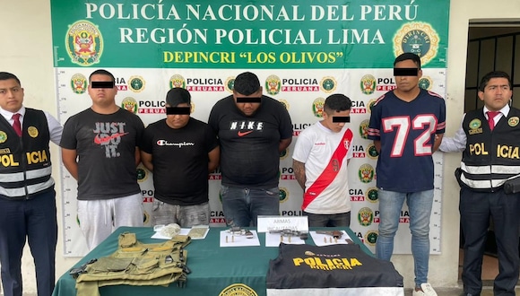 Capturan a delincuentes que utilizaban chalecos de la PNP