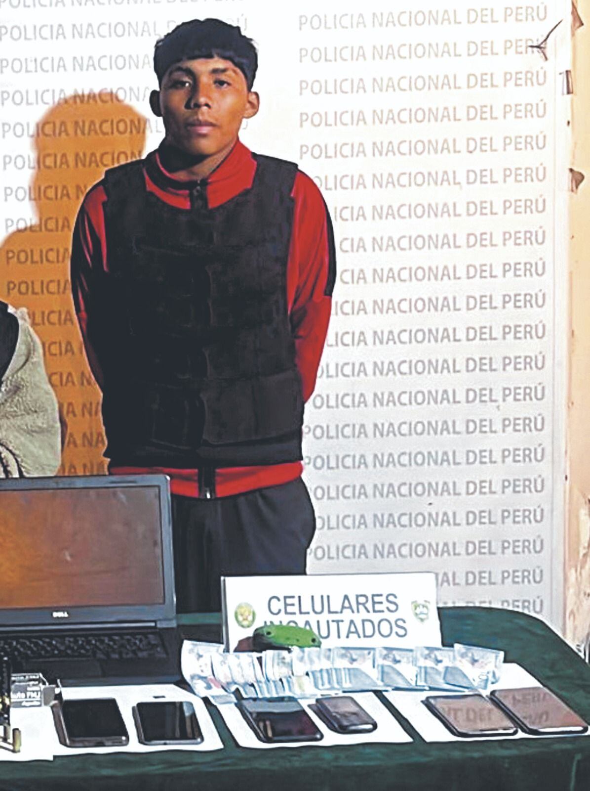 'Negro' fue capturado junto a su pareja de 16 años.