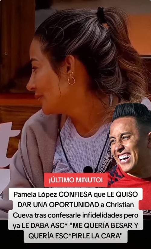 Pamela López cuenta que empezó a tener asco cuando Christian Cueva quería besarla tras confesarle infidelidades.