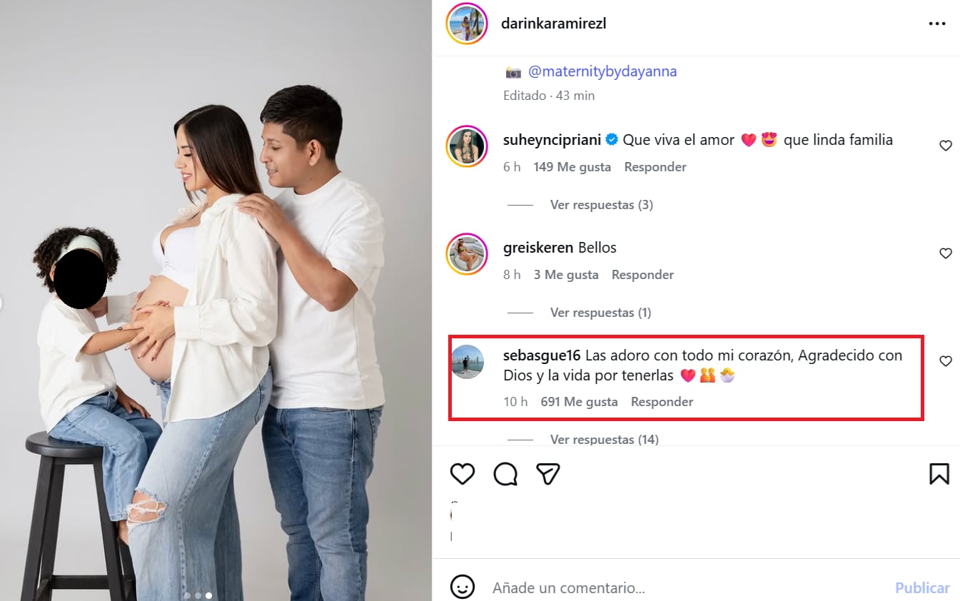 Pareja de Darinka Ramírez se escribe tierno mensaje en Instagram tras compartir sesión de fotos con la hija de Jefferson Farfán.