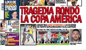 Portada Trome lunes 15 de julio del 2024
