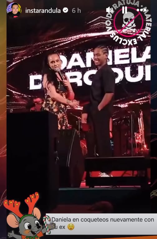 Daniela Darcourt enciende la posibilidad de reconciliación con su ex Waldir Felipa con acercamiento y "coqueteo" en pleno show.