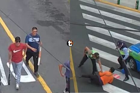 ¡Pánico en Miraflores! Pelea entre mafias por presunto cobro de cupos deja un herido y 3 detenidos