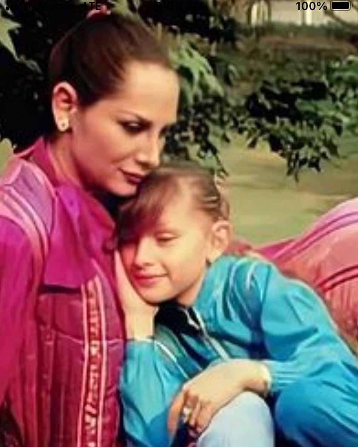 La foto que le dedicó Paulina a su progenitora en el pasado día de la madre (Foto: Paulina Rubio / Instagram)