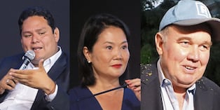 Candidatos a la presidencia en foro de El Comercio