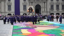 El Señor de los Milagros ingresó a Palacio de Gobierno después de 40 años | VIDEO