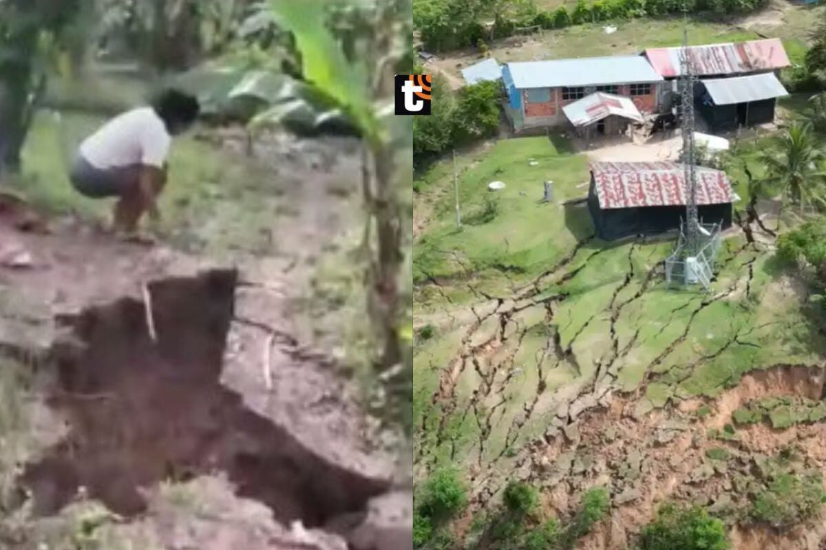 IGP explicó hundimiento de suelo y descartó falla geológica en casería en la región San Martín.