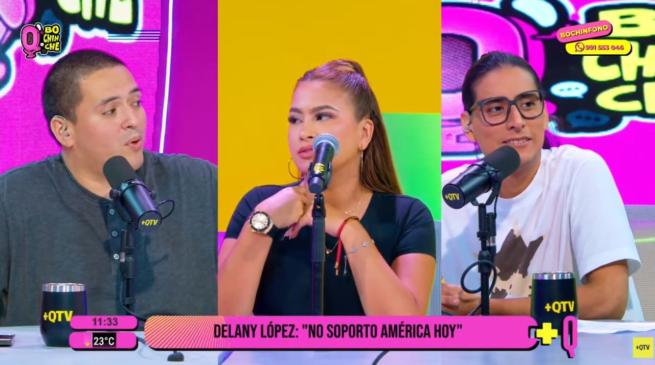 Delany López afrima que Xiomy está de relleno en América Hoy.