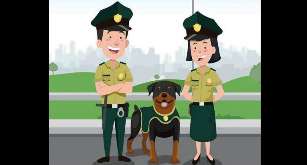 Canes de la policía reciben entrenamiento y se especializan para participar en acciones con sus guías.