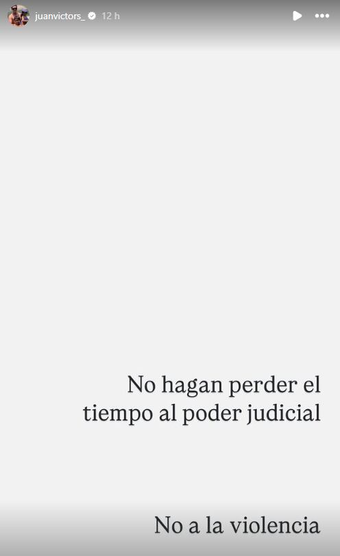 Expareja de Andrea San Martín lanza particular mensaje tras acusarla de maltrato animal. (Instagram: @juanvictors_)