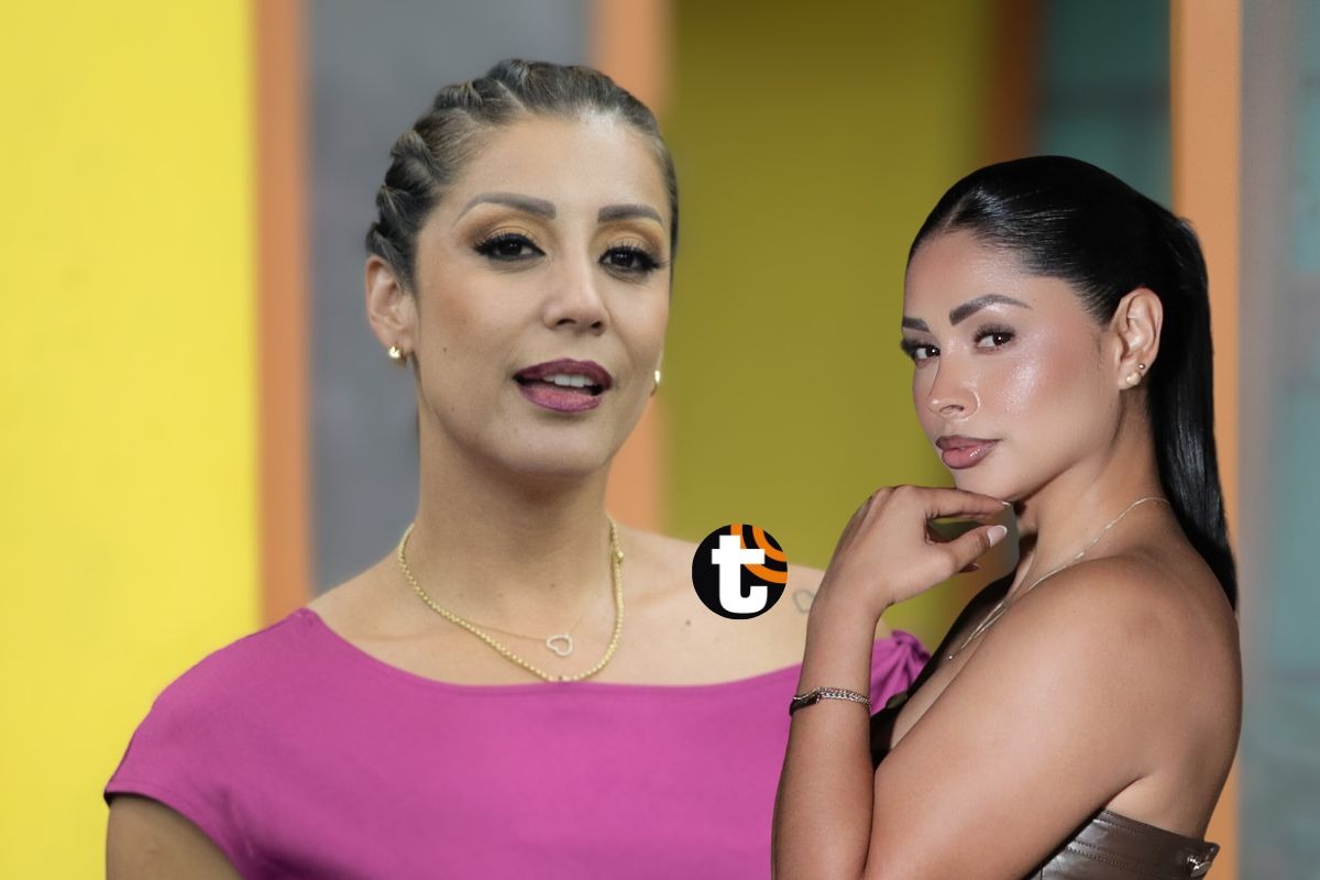 Karla Tarazona responde a rumores que señalan que habría tenido una relación con Domínguez mientras él era pareja de Pamela Franco. (Foto composición Trome)