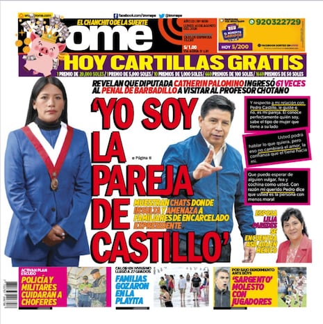 ‘YO SOY LA PAREJA DE CASTILLO’