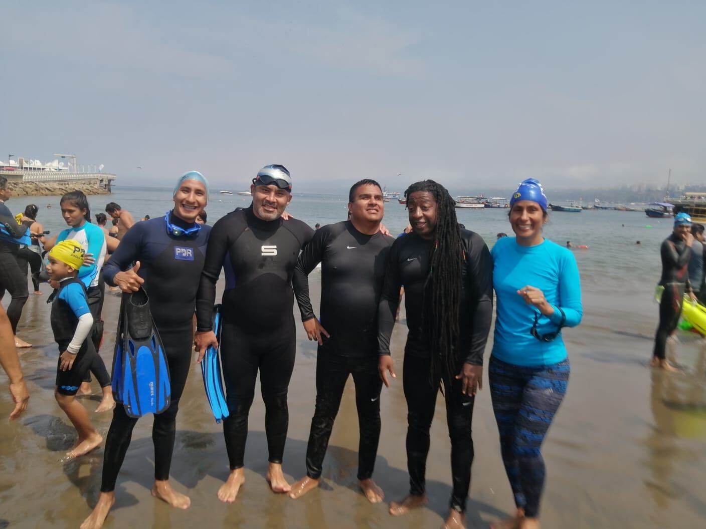 Además de ser actor y fisioterapeuta, Michael practica nado en mar abierto.