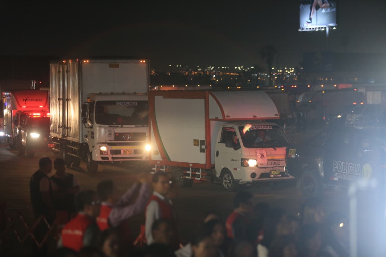 Se inició el traslado del material electoral de la ONPE a los centros de votación. (Foto: César Bueno @photo.gec)