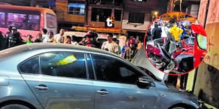 Mamita y sus tres hijos pequeños quedan graves en San Juan de Lurigancho.