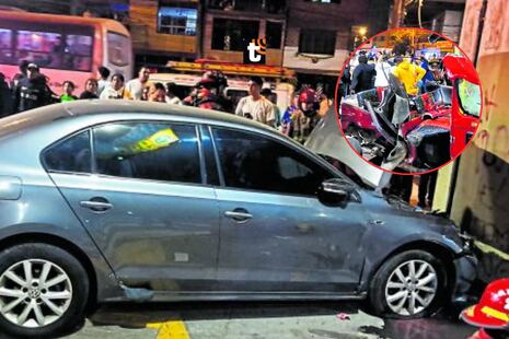 Familia entera resulta herida en SJL tras fuerte accidente: menor lucha por su vida en UCI